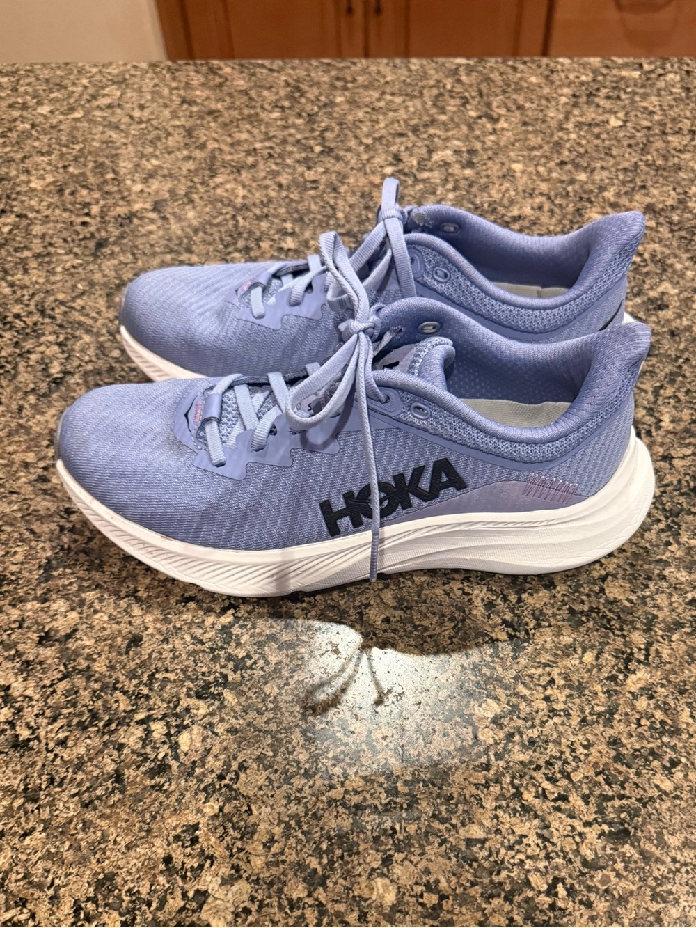 Hoka Women's Solimar Lavender White Athletic Running Shoes Sneakers